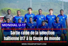 Sortie ratée de la sélection haïtienne U17 à la Coupe du monde